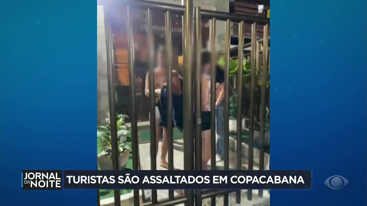 Turistas são assaltados em Copacabana, no Rio de Janeiro