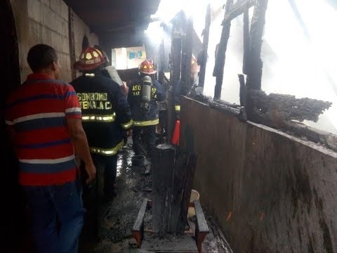 Incendio consume varias viviendas en Santo Tomás La Unión