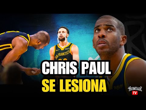 ¡URGENTE! Chris Paul se lesiona  ¿Jugó su último partido con los Warriors?