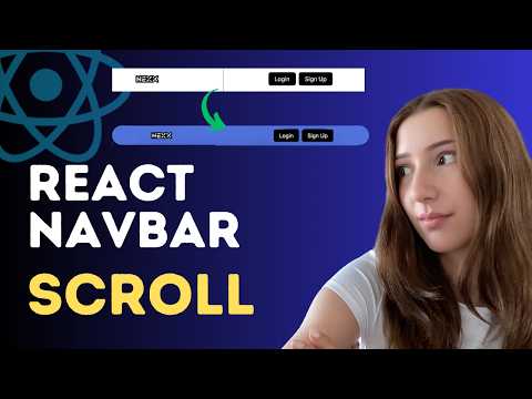 React Tutorial - How to Update Navbar Styles on Scroll