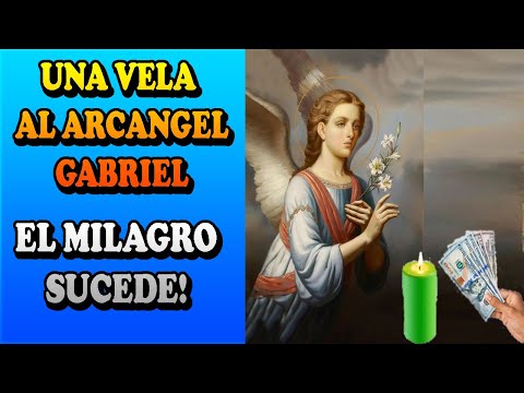 ¡Prende una vela pídele un milagro a San Gabriel y mira que sucede!
