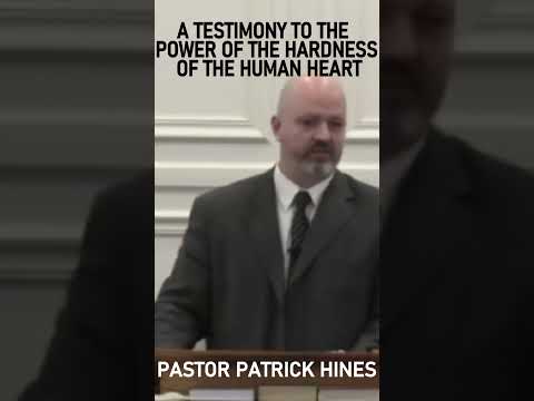 A Testimony to the Power of the Hardness of the Human Heart - Pastor Patrick Hines Sermon #shorts