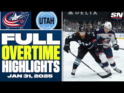 Columbus Blue Jackets at Utah HC | FULL Overtime Highlights - January 31, 2025