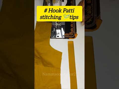 Blouse Hook Patti🪡stitching tips and tricks #shorts #tamil #diy #blouse #fashion #tips #new #ideas