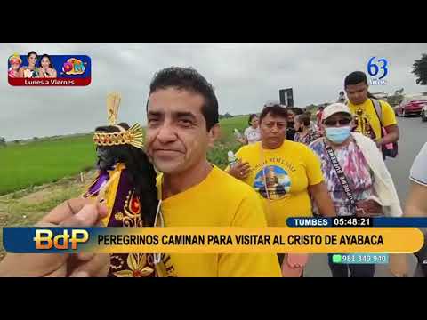 Cristo de Ayabaca: peregrinos se arrastran por varios kilómetros para visitar a figura religiosa