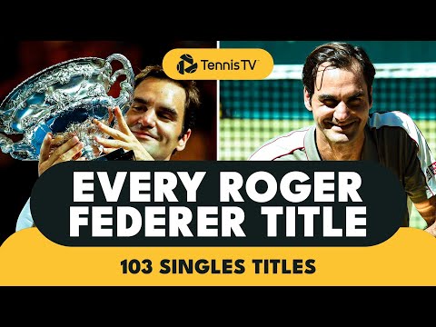 EVERY Roger Federer Career Singles Title 🏆