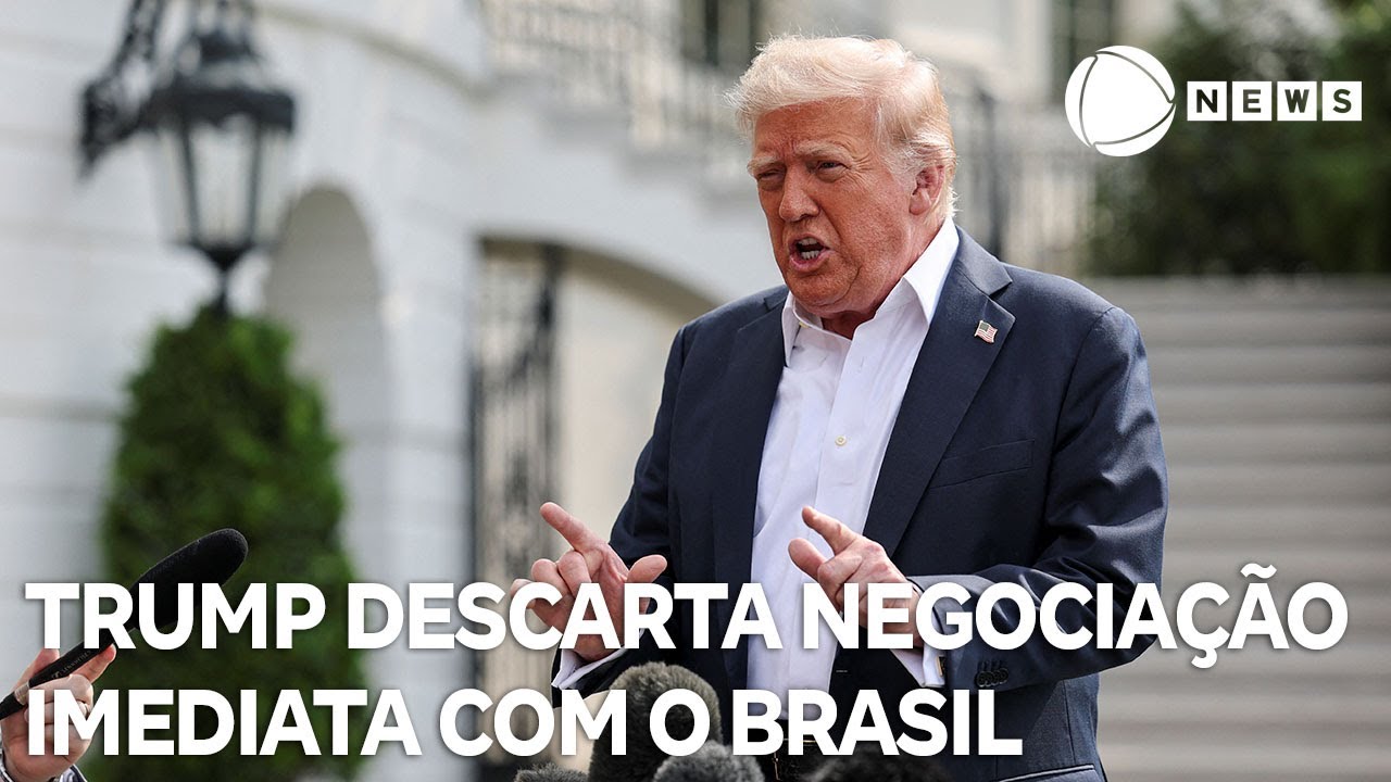Presidente americano descarta negociação imediata com Brasil