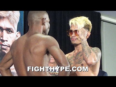CASIMERO GIVES RIGONDEAUX HIS SUNGLASSES & LAUGHS AFTER ...