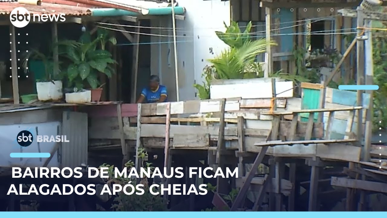 Cheias no Rio Negro no Amazonas afetam mais de meio milhão de pessoas | SBTBrasil