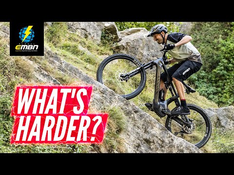 Is EMTB Actually Harder Than Mountain Biking?!