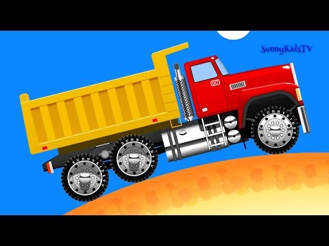 Learn Fruits with an Amazing Jumping Dump Truck!