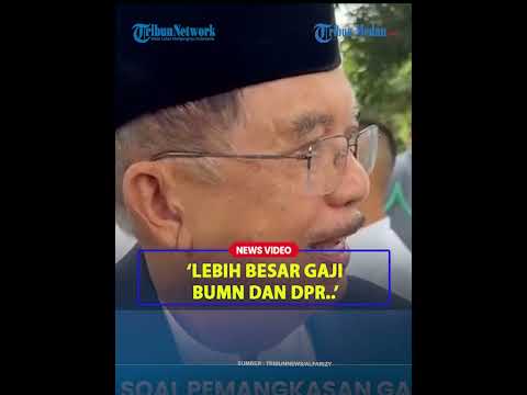 REAKSI JK Dengar Wacana Prabowo yang Akan Potong Gaji Menteri : Lebih Besar Pejabat BUMN dan DPR