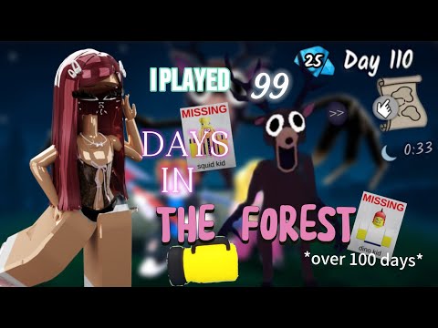 I PLAYED 99 NIGHTS IN TH FOREST ( WITH MY BEST FRIENDS ) **OVER 100 DAYS**