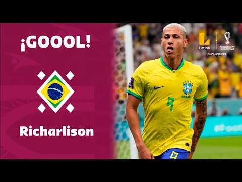 Richarlison anotó el primer gol de Brasil ante Serbia tras una gran jugada de Neymar