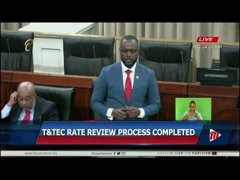 T&TEC Rate Review Process Completed
