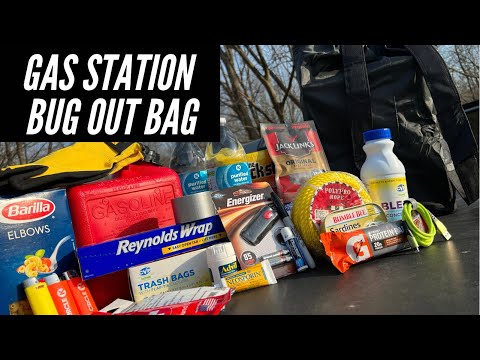 Gas Station Bug Out Bag ðŸŽ’: Can It Be Done? Could You Survive With These Items?
