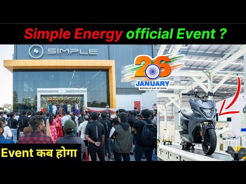 ⚡ 26 Jan 2023 Simple Energy event ? | Today event information | Simple One event | ride with mayur