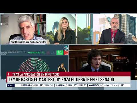 Ley bases y paquete fiscal: se viene el debate en el Senado, el análisis de Martín Rodríguez Yerba