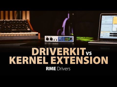 New macOS RME Audio Drivers Explained (Kernel Extension vs. System Extension)