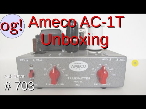 Ameco AC-1T Unboxing (#703)
