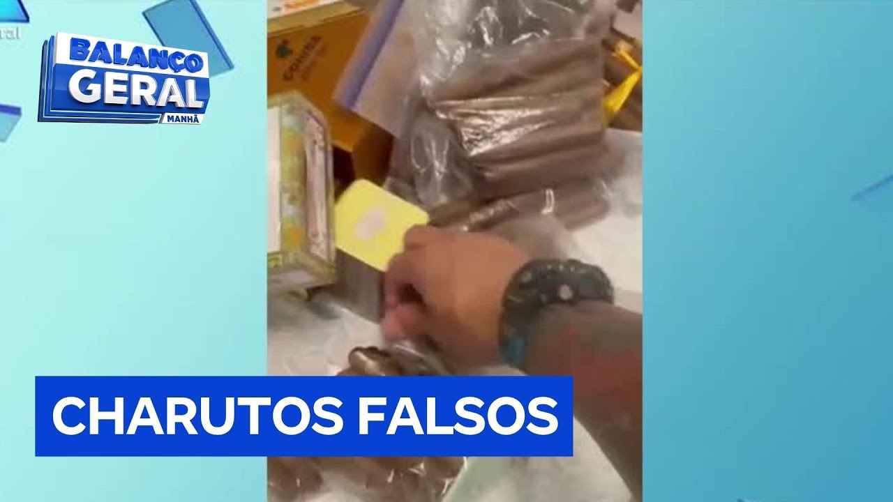 Polícia prende charutos falsificados que eram vendidos por R$ 2.000 em São Paulo