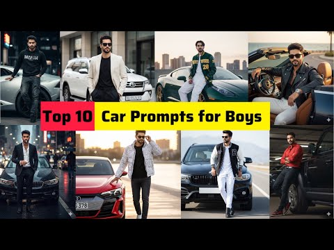 Gemini New AI Prompt For Boys | Top 10 Car Prompts for Boys | Gemini AI Photo Editing Prompts