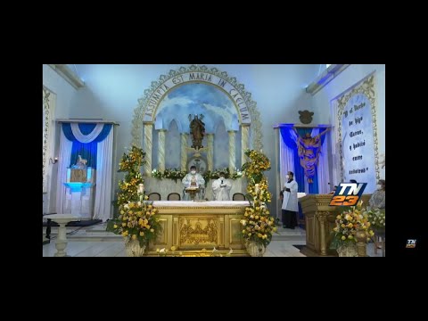 Se desarrolla eucaristía en honor a la Virgen de la Asunción
