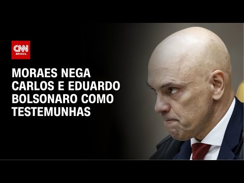 ​Moraes nega Carlos e Eduardo Bolsonaro como testemunhas de Filipe Martins | CNN NOVO DIA