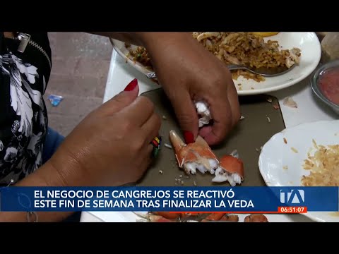 Familias disfrutaron del delicioso cangrejo criollo tras finalizar la veda