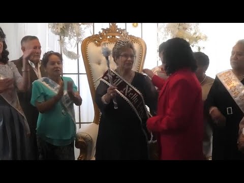 La Paz elderly association crowns their Spring Queen