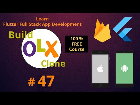 Flutter & Firebase App Tutorial for Beginners | Build iOS and Android OLX Clone App