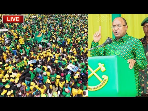 🔴🅻🅸🆅🅴: HAIJAWAHI KUTOKEA ZANZIBAR MAELFU WAJITOKEZA KATIKA KAMPENI ZA CCM KUMSIKILIZA DKT. MWINYI