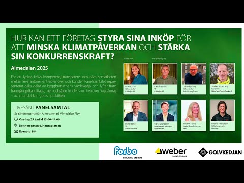Panelsamtal Almedalen 2025