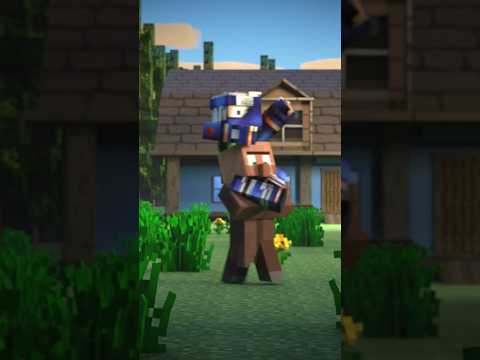 اوتاكو قيمر ضد القرويين في ماين كرافت #minecraft #ماين_كرافت #shorts