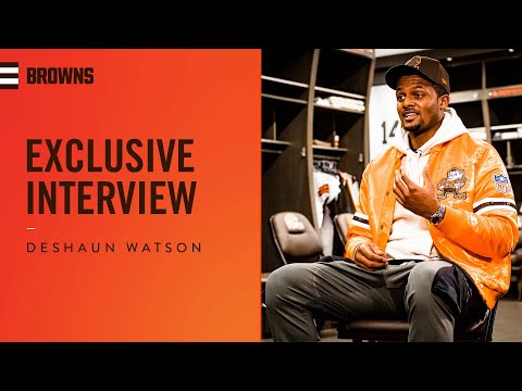 Exclusive Interview with QB Deshaun Watson | Cleveland Browns video clip