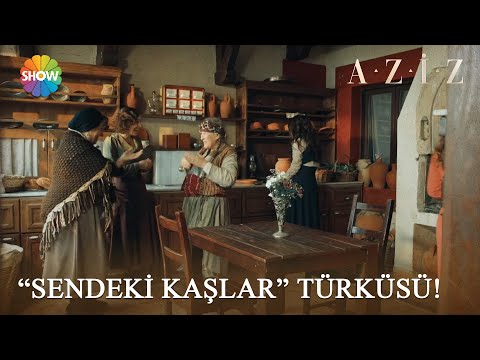 Azime mutfakta türkü çığırıyor! 🎶😂 | Aziz 18. Bölüm