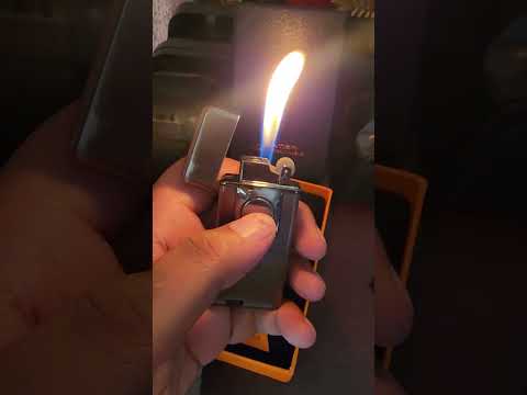 butane gas lighter torch & flame.#lighter