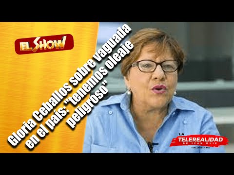 Gloria Ceballos sobre vaguada en el país: tenemos oleaje peligroso