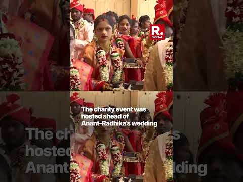 Ambani Family Hosts Mass Wedding for Underprivileged Couples to Kick Off Anant's Nuptials