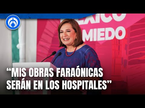 Xóchitl Gálvez promete mejorar escuelas y hospitales si gana la presidencia de México