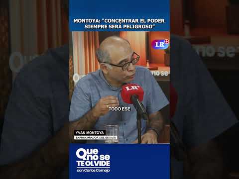 MONTOYA: "CONCENTRAR EL PODER SIEMPRE SERÁ PELIGROSO” | QNSTO #shorts
