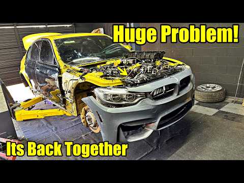 We Rebuilt the BMW M3 Front End and ran Into A Serious Problem!