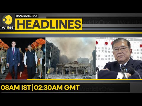 Spanish PM Pedro Sanchez Arrives In India | Egypt Proposes Two-Day Truce Deal For Gaza | WION