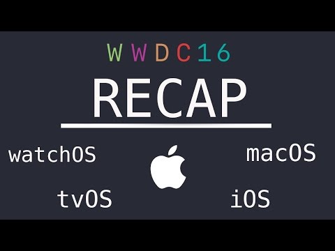 WWDC 2016 keynote in 10 minutes | ios 10, watchos 3, macos sierra, tvos