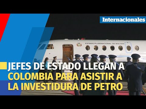 Jefes de Estado de varios países llegaron a Bogotá para asistir a la toma de mando de Gustavo Petro