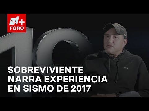 Pablo Hernández recuerda cómo sobrevivió al colapso de edificio durante sismo de 2017 - Las Noticias