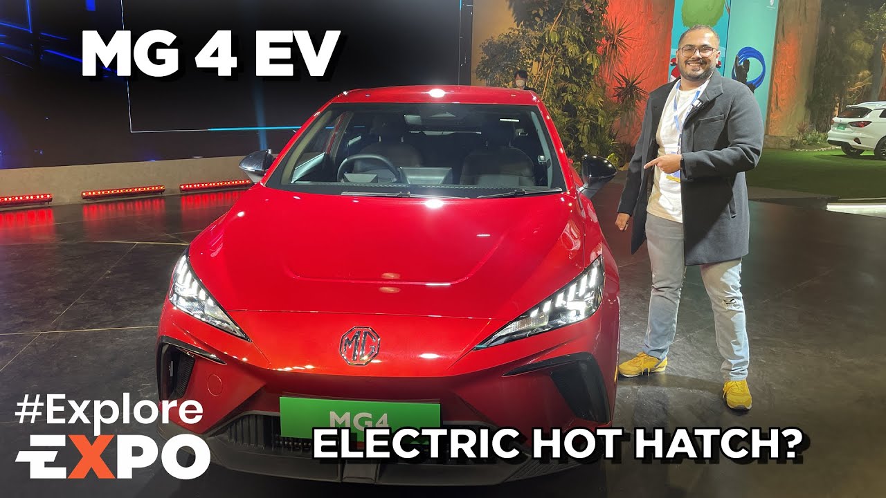MG 4 EV: मज़ेदार, ज़ोरदार! | Auto Expo 2023 #Explore Expo