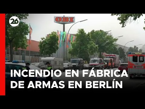 ALEMANIA - EN VIVO | Incendio en una fábrica de armas en Berlín