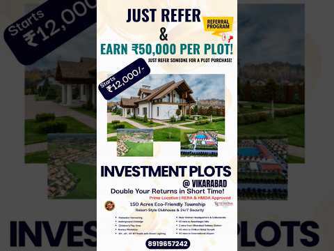 DTCP Plots For Sale @Vikarabad #Plots #house