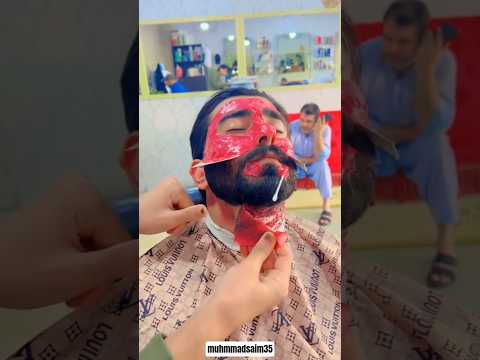 Satisfying pink facial waxing